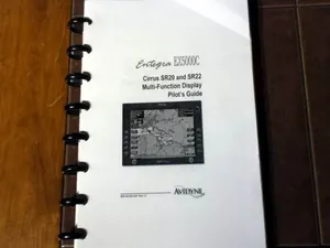 Entegra EX5000C Multi-Function Display in Cirrus SR20 & SR22 Pilot's Guide